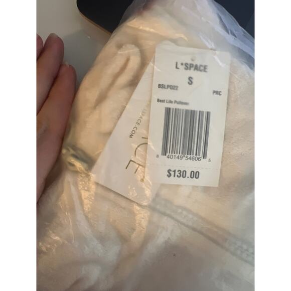 L*Space Best Life Pullover – Size Small – Pink & White – NWT - Picture 2 of 5